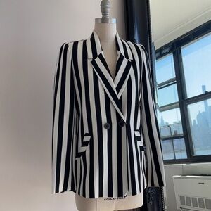 Beetlejuice Blazer, Halloween, black and white striped